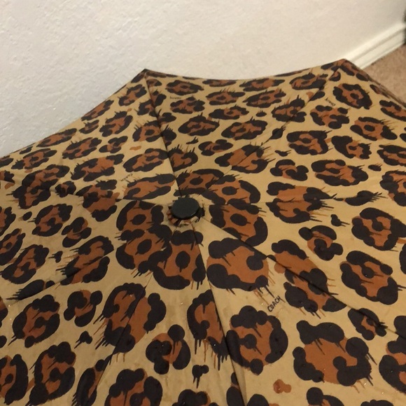 Coach Retractable Umbrella Parapluie Pliant - Picture 4 of 9